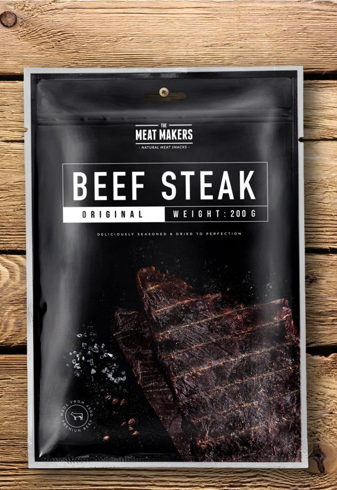 The Meat Makers Beef Steak Original, 100g
