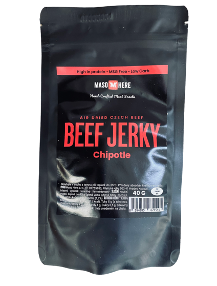 Maso Here Beef Jerky Chipotle ilmakuivattu 40g