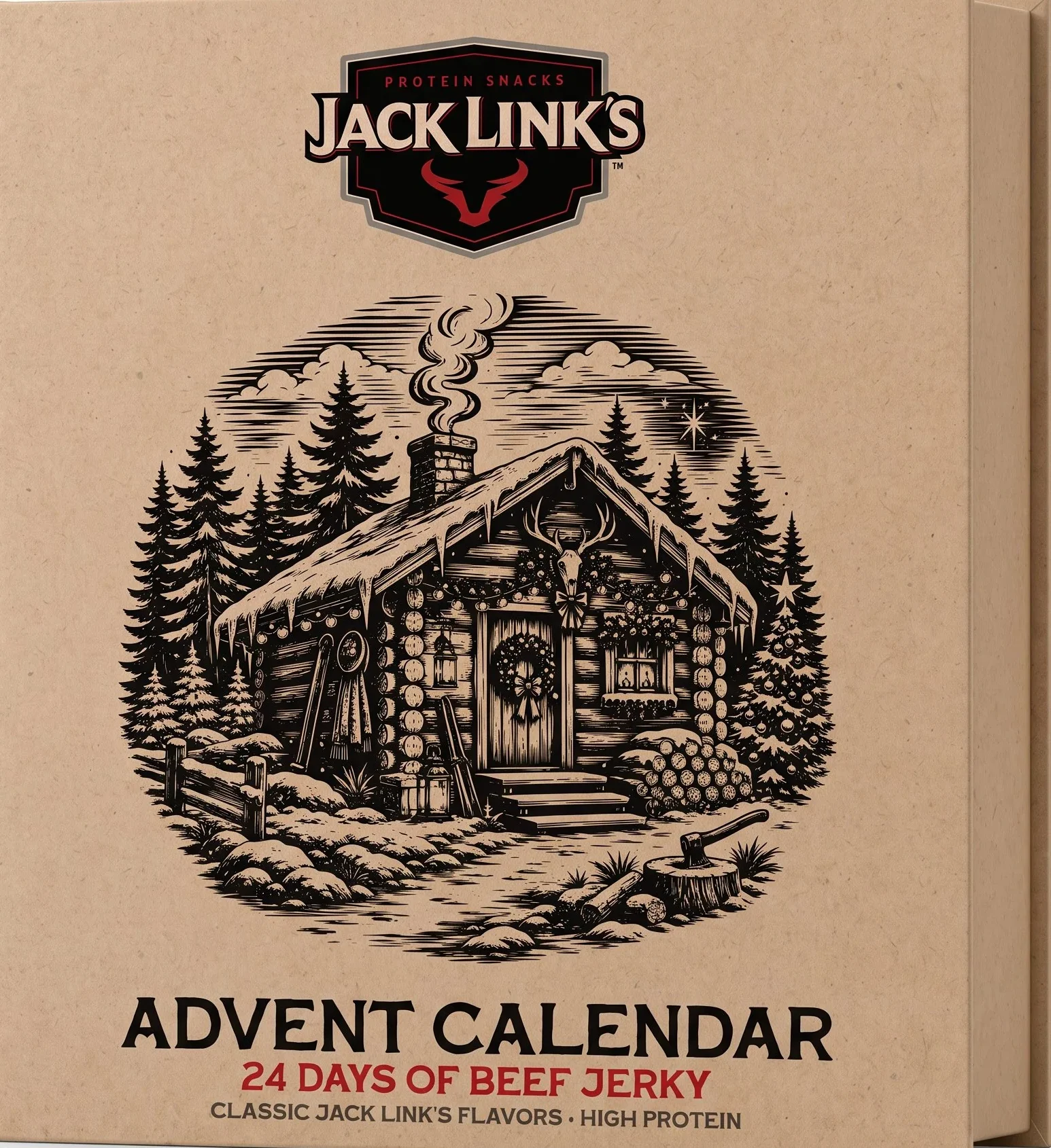 Kuivalihajoulukalenteri Jack Link's Beef Jerky 24 x 25g